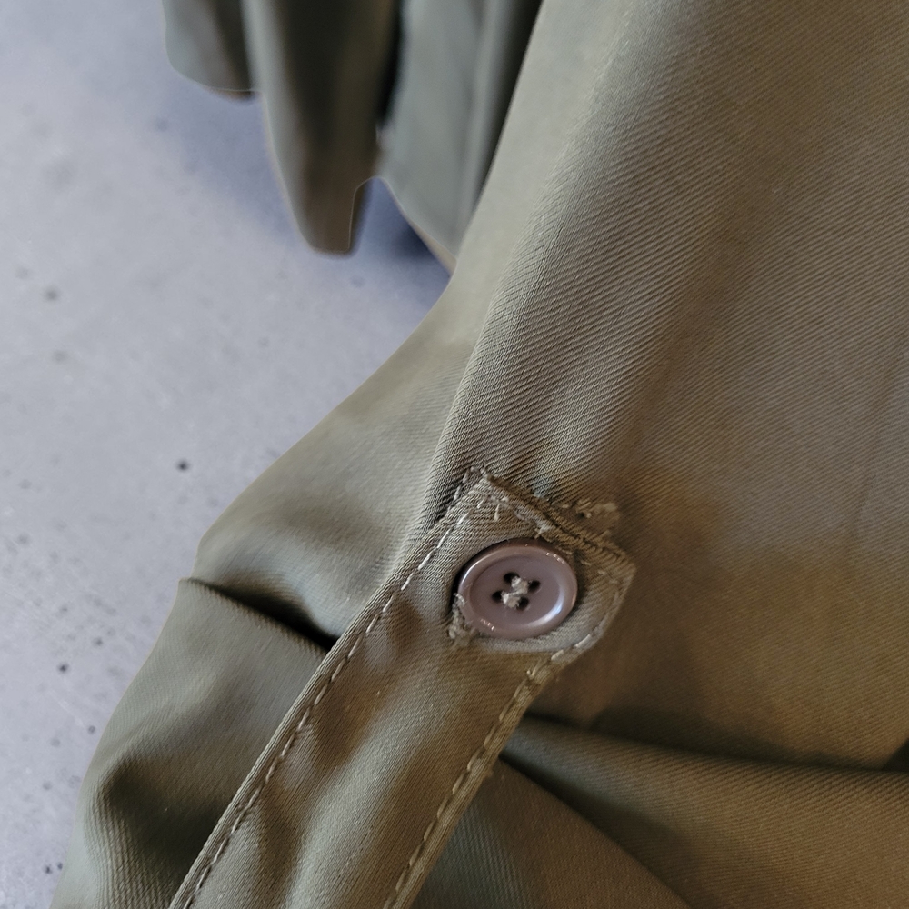 Max Studio Olive Utility Open-Front Jacket - image 4